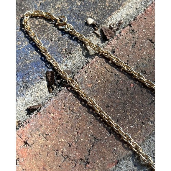 Sarah Coventry Amber Coin Necklace - Picture 7 of 10